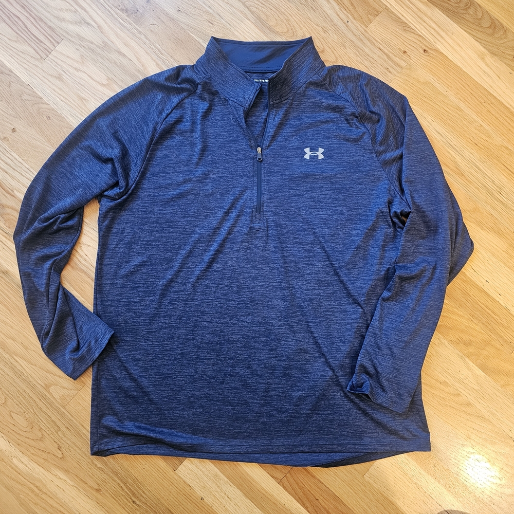 Under Armour Blue Quarter-Zip Pullover